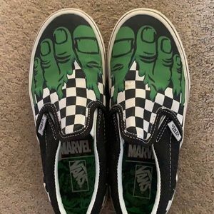 Marvel Hulk Vans- Boys Size 1.5
